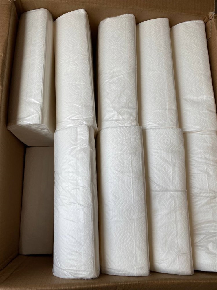 Бумажные полотенца листовые 1-слойные белые V-ОПТИМУМ 5000 (20 пачек х 250 листов) стар. арт. ПЗР02