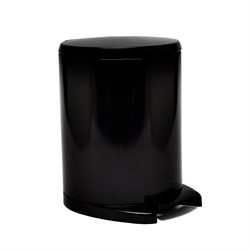 Урна для мусора Soft close плавное опускание крышки (6 литров) черная - фото 16674