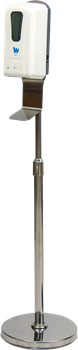 Стойка для диспенсера для дезинфектанта и мыла, нержавеющая сталь  ST-101A - фото 19129