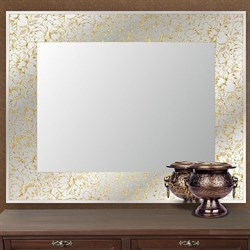 Зеркало 51.8х73 см с золотым орнаментом - фото 19309