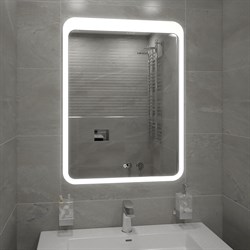 Зеркало сенсорное с внутренней LED подсветкой 60х80 см - фото 21146