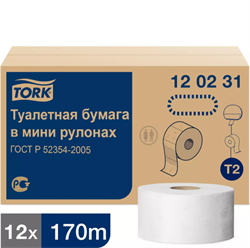Туалетная бумага для диспенсеров Tork Advanced, 2 слоя, система Т2 (120231) - фото 27672