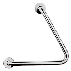 Поручень угловой 60? с двумя точками опоры глянцевый 15069.B - фото 31266