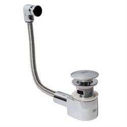 Внешний перелив к сифону KG-A100. Производительность: 5 л/м. Материал: нержавеющая сталь, латунь. Покрытие латуни: хром. Для раковин из стекла, искуственного камня и пр. - фото 31960