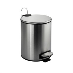 Ведро матовое с доводчиком с педалью (5л) - фото 31986