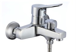 Смеситель для ванны с коротким изливом D130418,  хром - фото 32645