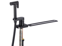 Смеситель с планкой на унитаз с гигиеническим душем D182204-A,  хром - фото 32654