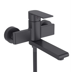 Смеситель для ванны с коротким изливом D130363-A,  чёрный - фото 32668