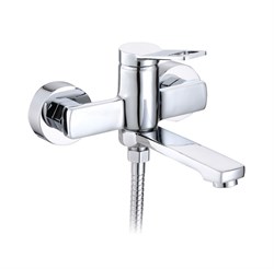 Смеситель для ванны  с коротким поворотным изливом D130364,  хром - фото 32698