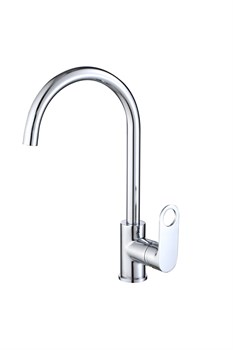 Смеситель для кухни с высоким поворотным изливом D155377,  латунь - фото 32718