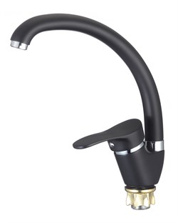 Смеситель для кухни D150405-A,  чёрный, матовый - фото 32736