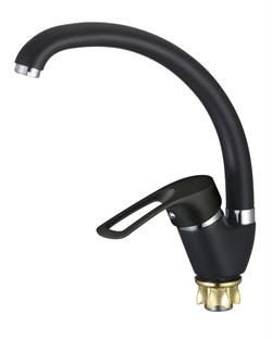 Смеситель для кухни D150422-A,  чёрный, матовый - фото 32738