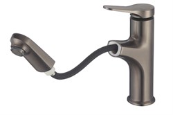 Смеситель для раковины/кухни с выдвижной лейкой D158367-S,  Графит - фото 32772