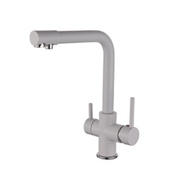 Смеситель для кухни с подключением к фильтру с питьевой водой D159315-1C,  белый, матовый - фото 32787