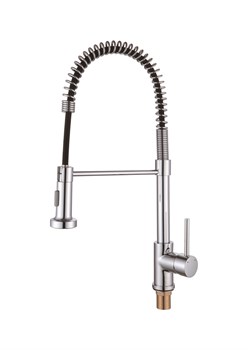 Смеситель для кухни с высоким поворотным изливом D159315-2,  хром - фото 32790