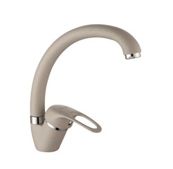 Смеситель для кухни с  поворотным изливом  D150409-K,  песочный пляж, матовый - фото 32878