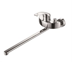 Смеситель для ванны с плоским изливом D149401,  хром - фото 32905