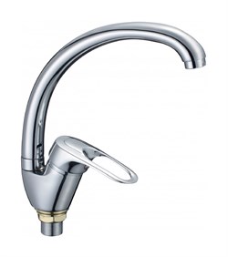 Смеситель для кухни с поворотным изливом D150404-1,  хром - фото 32939