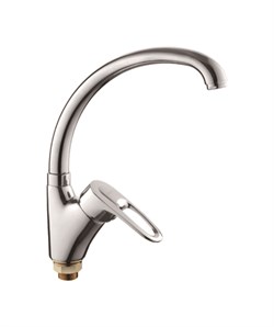 Смеситель для кухни с гибким изливом D150404-6,  хром - фото 32946