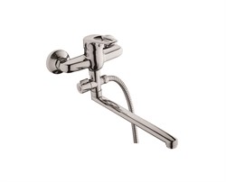 Смеситель для ванны с прямым изливом D140429,  хром - фото 33013