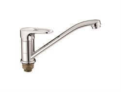 Смеситель для кухни с поворотным изливом D154429,  хром - фото 33016