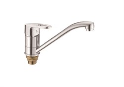 Смеситель для раковины/кухни с поворотным изливом D151452-1,  хром - фото 33023