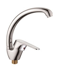 Смеситель для кухни с поворотным изливом D150629-1,  хром - фото 33041