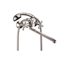 Смеситель для ванны с плоским изливом D146819-F,  хром - фото 33170