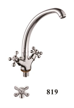 Смеситель для кухни  с поворотным изливом  D153819,  хром - фото 33209