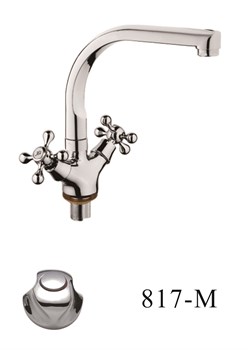 Смеситель для кухни с изливом D153817-M,  хром - фото 33237