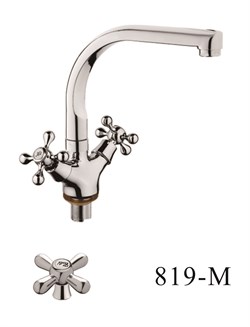 Смеситель для кухни с изливом D153819-M,  хром - фото 33238