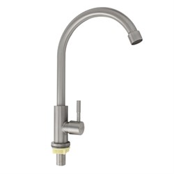 Кран на одну воду, из нержавеющей стали марки 304 - фото 38974