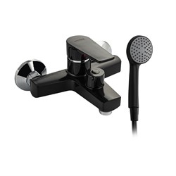 Смеситель для ванны, короткий излив, шаровый, из высокопрочного пластика АБС, цвет ЧЕРНЫЙ - фото 39578