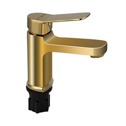 Смеситель для раковины, шаровый, цвет ЗОЛОТО. - фото 39921