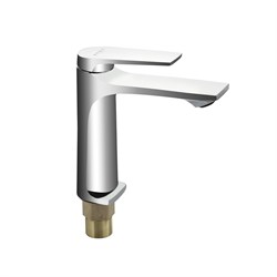 Смеситель для раковины, литой корпус, цвет ХРОМ. - фото 39931