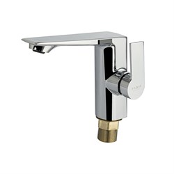 Смеситель для раковины, шаровый, с боковым управлением, модель Classico, цвет ХРОМ. - фото 39971