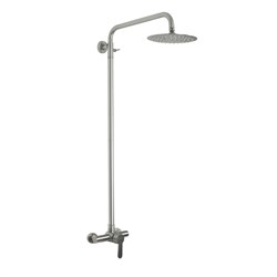 Смеситель в душевую кабинку c жестким душем, шаровый, из нержавеющей стали марки 304 - фото 40076