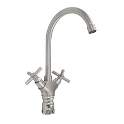 Смеситель кухонный, металокерамика, из нержавеющей стали марки 304 - фото 40334