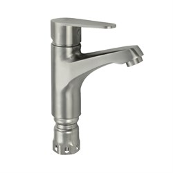 Смеситель на раковину, литой корпус, из нержавеющей стали марки 304 - фото 40445