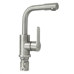 Смеситель на раковину, поворотный аэратор, из нержавеющей стали марки 304 - фото 40475