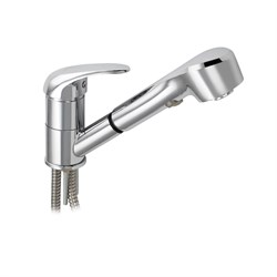 Смеситель кухонный вытяжной, шаровый, корпус 40 мм - фото 40896