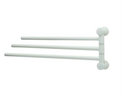 K-1033WHITE Держатель полотенец тройной - фото 44755