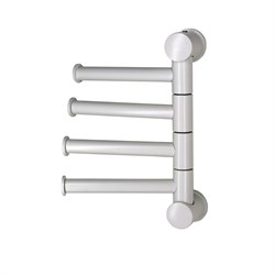 K-1054WHITE Держатель полотенец четверной - фото 44879