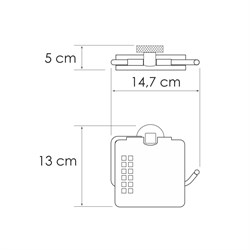 Mosel K-46625 Держатель туалетной бумаги - фото 44932