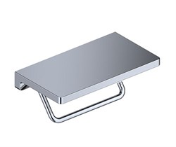 K-1425 Держатель туалетной бумаги с полочкой для телефона - фото 45185