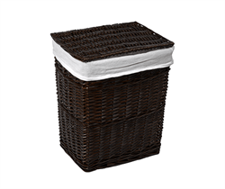 Isar WB-130-L Плетеная корзина для белья с крышкой - фото 45822