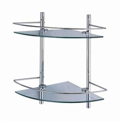 K-3122 Полка стеклянная двойная - фото 45889