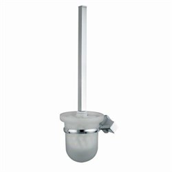 Аксесс Aller K-1127 Щетка для унитаза (блистер), с подств, навесная, хром - фото 47740