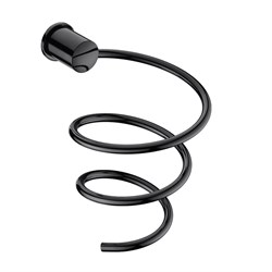 K-1080POLISHED BLACK Держатель фена - фото 48980