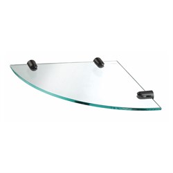 K-533GUN METAL Полка  стеклянная угловая - фото 49151